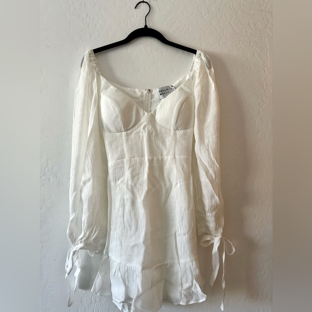 Hello Molly - A Letter To Me Dress White